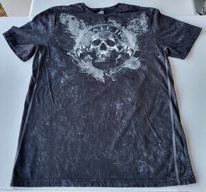 NASCAR Dale Earnhardt Jr Skull T-Shirt All Over Print Adult Large Hendrick Motor